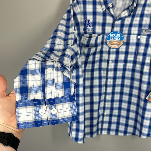NWT Columbia Super Tamiami University of Kentucky PFG Shirt Size XL - Picture 9 of 15